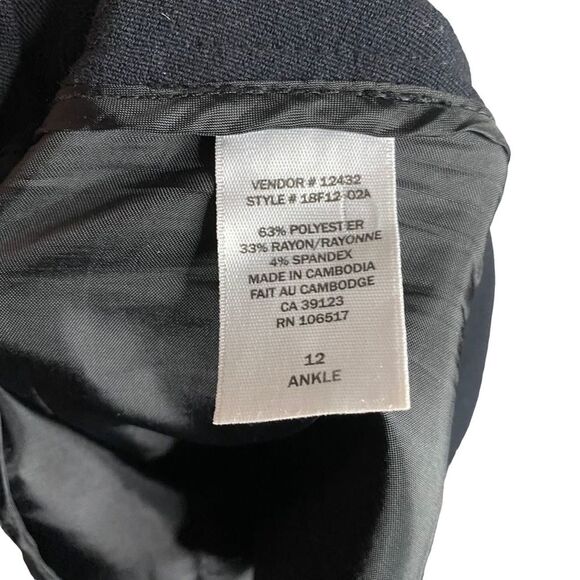 Northern Reflections Women's Black Town Ankle Dress Pants - Picture 5 of 8